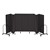 4' H Freestanding Portable Partition - Nine Panels (16' 9" L)