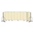 6' H Freestanding Portable Partition - 11 Panels (20' 5" L)