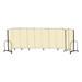 6' H Freestanding Portable Partition - 11 Panels (20' 5" L)