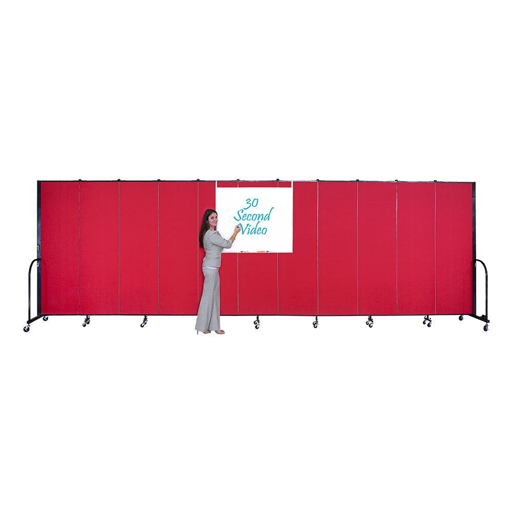 7' 4" H Freestanding Portable Partition