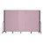 6' H Freestanding Portable Partition - Five Panels (9' 5" L)