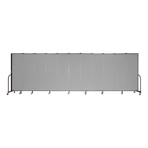 6' 8" H Freestanding Portable Partition - 11 Panels (20' 5" L)