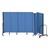 6' 8" H Freestanding Portable Partition - Seven Panels (13' 1" L)