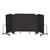 6' 8" H Freestanding Portable Partition - Nine Panels (16' 9" L)