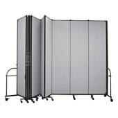 7' 4" H Heavy-Duty Freestanding Portable Partition