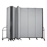 7' 4" H Heavy-Duty Freestanding Portable Partition