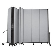 7' 4" H Heavy-Duty Freestanding Portable Partition
