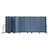 6' H Heavy-Duty Freestanding Portable Partition - Nine Panels (16' 9" L)