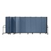 6' H Heavy-Duty Freestanding Portable Partition - Nine Panels (16' 9" L)