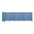 4' H Wall-Mount Partition- Seven Panels