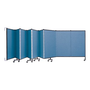 4' H Wall-Mount Partition - Shown w/ 9 Panels