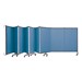 4' H Wall-Mount Partition - Shown w/ 9 Panels