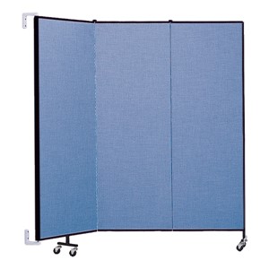 6' H Wall-Mount Partition - Three Panels