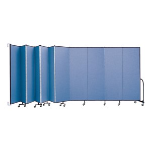 6' 8" H Wall-Mount Partition - 11 Panels