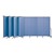 6' 8" H Wall-Mount Partition - 11 Panels