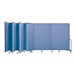 6' 8" H Wall-Mount Partition - 11 Panels