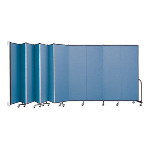 7' 4" H Wall-Mount Partition - 11 Panels