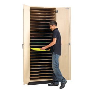 Drafting Board Storage Cabinet - In Use
