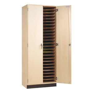 Drafting Board Storage Cabinet - Open