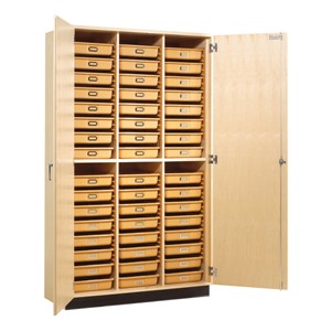 Tote Tray Storage Cabinet