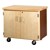 Mobile Storage Cabinet w/ Butcher Block Top