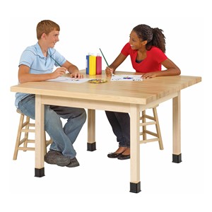 Solid Wood Art Table - Maple Top