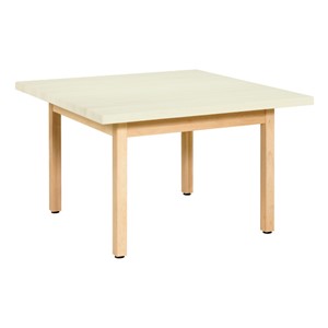 Solid Wood Art Table - Almond Laminate Top
