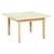 Solid Wood Art Table - Almond Laminate Top