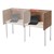 Maximum Privacy Modular Carrel - Fixed-Height Adder Unit