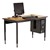 1500 Series Computer Table – Fixed-Height Leg (24" W x 48" L)<br>Shown w/ optional CPU holder