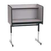 Pedestal Base Carrel