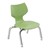 Flavors Preschool Chair w/ Nylon Glides & Chrome Frame (10"  H) - Apple