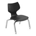 Flavors Preschool Chair w/ Nylon Glides & Chrome Frame (10"  H) - Black