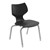 Flavors Stack Chair w/ Felt Glides & Platinum Frame (14" H)