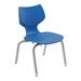 Flavors Stack Chair w/ Felt Glides & Platinum Frame (14" H)