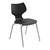 Flavors Stack Chair w/ Felt Glides & Platinum Frame (16" H)
