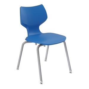 Flavors Stack Chair w/ Platinum Frame (16" H)