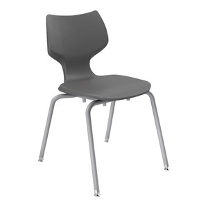 Flavors Stack Chair w/ Platinum Frame (18" H)