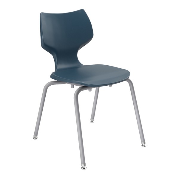 Flavors Stack Chair w/ Platinum Frame (18" H)