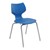 Flavors Stack Chair w/ Platinum Frame (18" H)