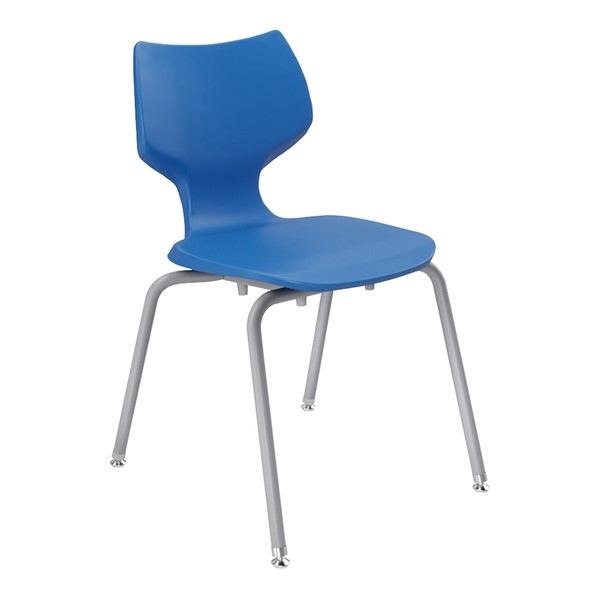 Flavors Stack Chair w/ Platinum Frame (18" H)