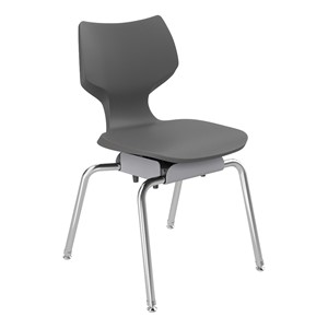 Flavors Noodle Chair w/ Steel Glides and Chrome Frame (18" H)