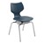 Flavors Noodle Chair w/ Steel Glides and Chrome Frame (18" H)