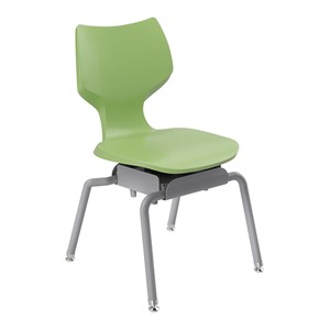 Flavors Noodle Chair w/ Felt Glides and Platinum Frame (16" H)