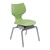 Flavors Noodle Chair w/ Felt Glides and Platinum Frame (16" H)