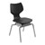 Flavors Noodle Chair w/ Felt Glides and Platinum Frame (16" H)