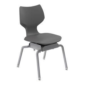 Flavors Noodle Chair w/ Felt Glides and Platinum Frame (16" H)
