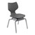 Flavors Noodle Chair w/ Felt Glides and Platinum Frame (16" H)