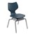Flavors Noodle Chair w/ Felt Glides and Platinum Frame (16" H)