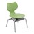 Flavors Noodle Chair w/ Nylon Glides & Chrome Frame (14" H)